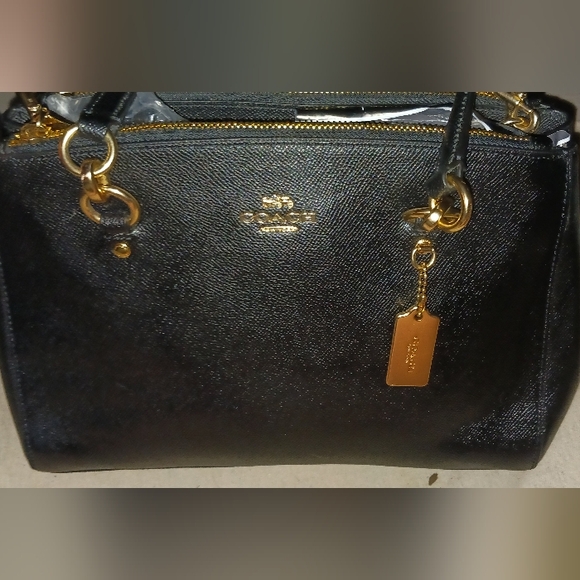 Coach Stanton EUC Black Leather Tote Bag - Picture 6 of 6